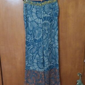 Multi Color Wide Leg Pants